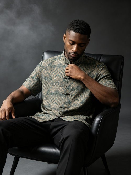 Advanced men's short sleeved shirt