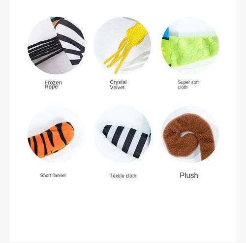 Tear-resistant tail cloth book, educational early education cloth book, baby cloth book