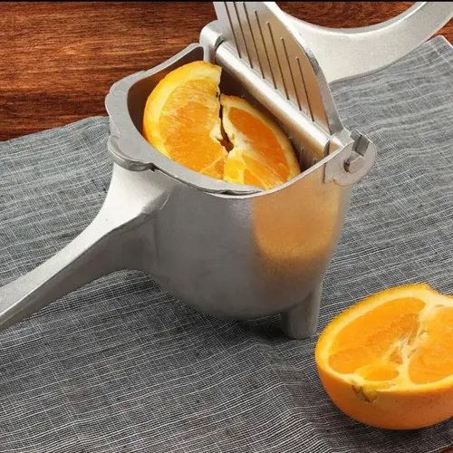Fruit Juice Squeezer Heavy-Duty Metal Lemon Squeezer Easy Manual Citrus Press Juicer Ergonomic & Durable For Fresh Juice