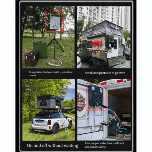 This 6L outdoor portable gas water heater does not require indoor installation. It has a portable design for easy carrying. Gas-driven without the need for electricity connection. It has a 6L large flow rate and constant temperature water output. Winter and summer modes are adjustable. The dual knobs provide precise temperature control. It is suitable for camping, RVs, and other scenarios, allowing you to enjoy free hot water outdoors.