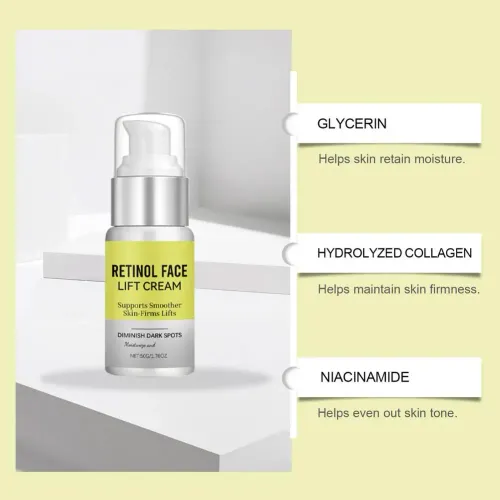 Retinol Serum Nourishes Moisturizes Firms The Skin Reduces Fine Lines And Dark Circles Minimizes Pores Antioxidant Anti-aging