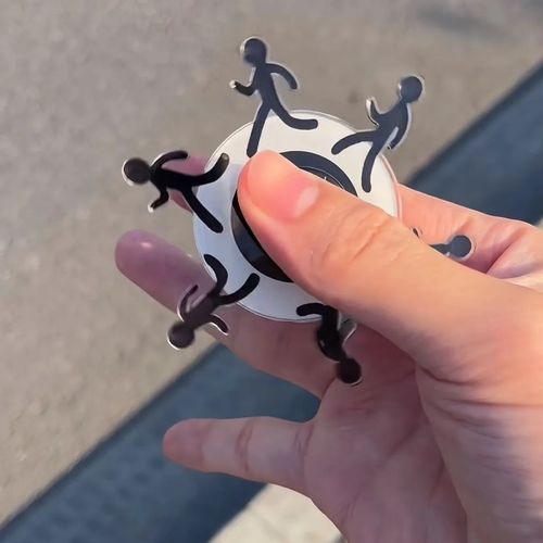 Stickman running fidget spinner