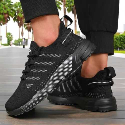 New Men's Sneakers Thick Sole Comfortable Casual Shoes Lightweight Breathable Fashion Running Shoes Luxury Male Tenis Masculino