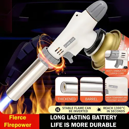 Welding Torch Gas Burner Flame Gun Blower Gas Torch Brazing Cooking Barbecue Auto Ignition Gun Kitchen Baking Tool