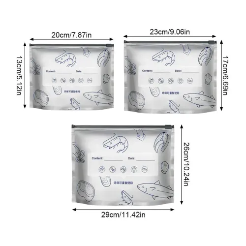 Thickened Aluminum Titanium Foil Fresh-Keeping Sealed Bag for Home Fridge Food Preservation And Freezing Special Storage Bag