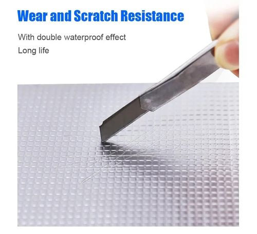 4pcs 3m*50cm Waterproof Tape High Temperature Resistance Aluminum Foil Butyl Tape Fixing Wall Pool