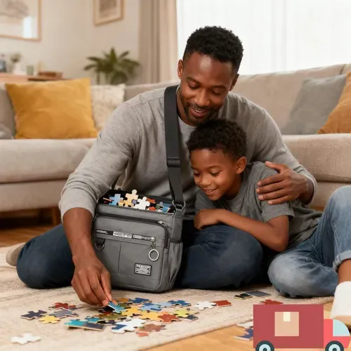 Large-Capacity Crossbody Bag – Waterproof, anti-theft, and ultra-durable, perfect for hiking, shopping, and traveling!