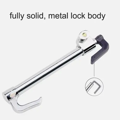 Anti-theft special-retractable car steering wheel safety lock