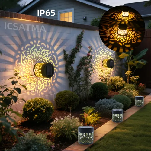 Say Goodbye to Darkness- Solar Powered Decorative Fence Lights（1pc)