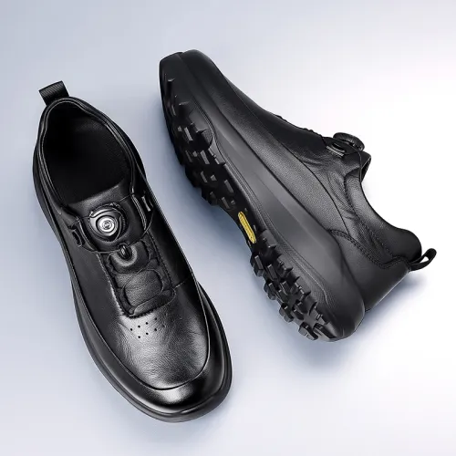 All-match Leather Men's Sports Shoes Outdoor Sneakers Male Comfy Casual Shoes Classic