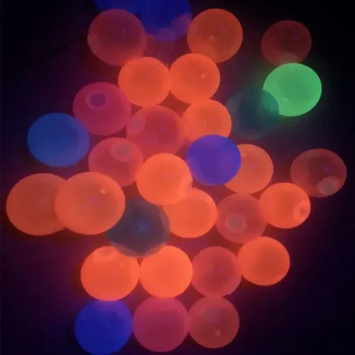Glow-in-the-dark Bouncy Ball Sticky Wall Ball Stress Relief Vent Glow-in-the-dark Ball Suck Wall Toy Ball