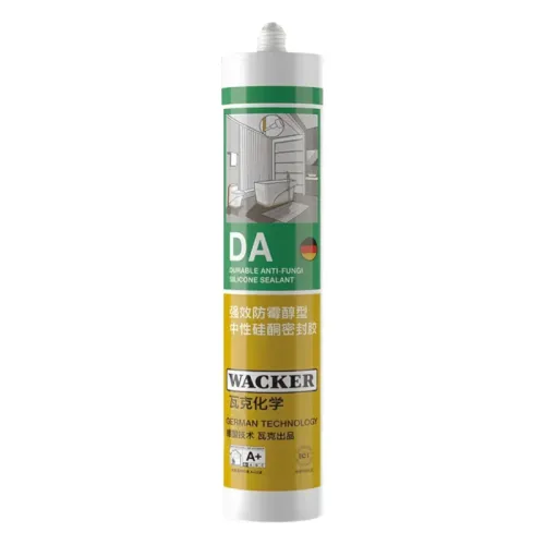 Original WACKER DA Durable Anti Fungi Silicone Sealant with Outstanding Adhesion Neutral Glass Glue 300ml
