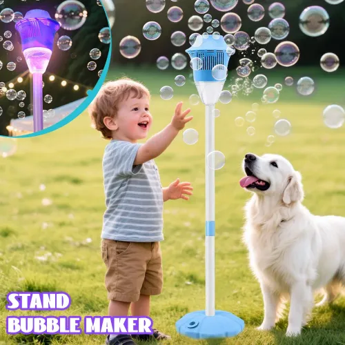 Street light bubble machine fully automatic bubble with light birthday outdoor wedding party without battery bubble water