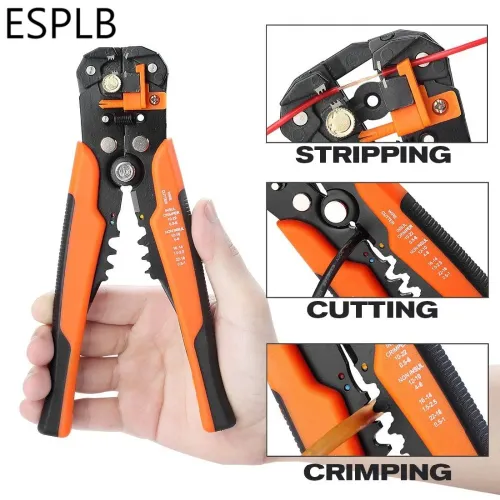 Wire Stripper Self-adjusting Cable Cutter Crimper Automatic Wire Stripping Tool Cutting Pliers Tool