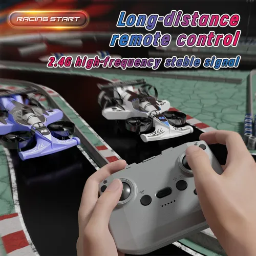 CZ04 Rc Aircraft Amphibious Remote Control Drift Car 360° Roll Headless Mode Land and Air Experience Speed and Excitement Plane