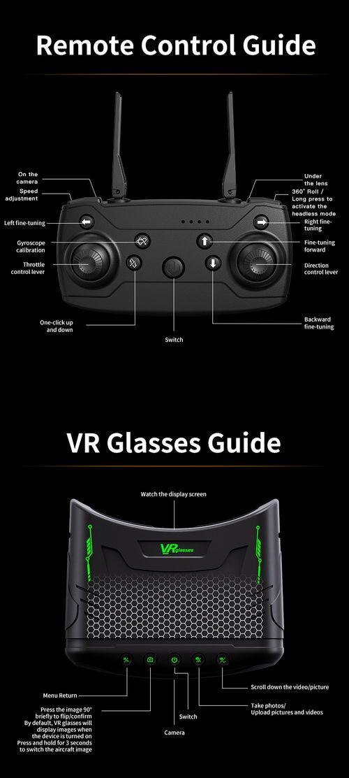 New VR Glasses Version H20 Aircraft Optical Flow Positioning High-Definition Aerial Photography Aircraft