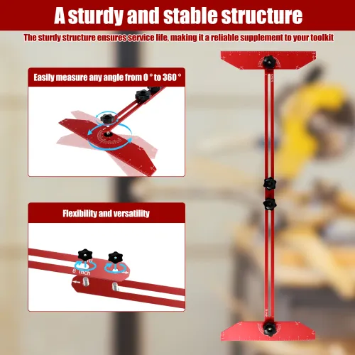 The Master Stair Builder - Professional Adjustable Stair Tread Template Tool