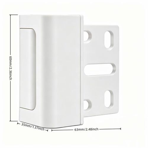 2pcs Door Reinforcement Lock Withstands 800lbs Of Force Extra Proof Door Lock For Kids Safety Door Security Lock for Home Safety