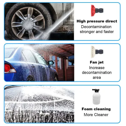 Cordless High Pressure Car Washer Spray Water Gun 12000mAh Battery