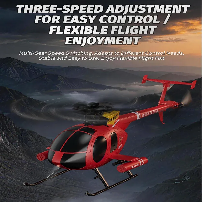 JJRC One Click Inverted Air Pressure High Pressure Brushless Drone U9902 Six Channel Remote Control Helicopter Model Toy Gift