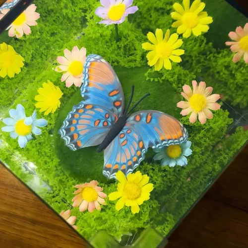 Butterfly Nightlight Handmade DIY Material Package Atmosphere Light Bedroom Sleep Light