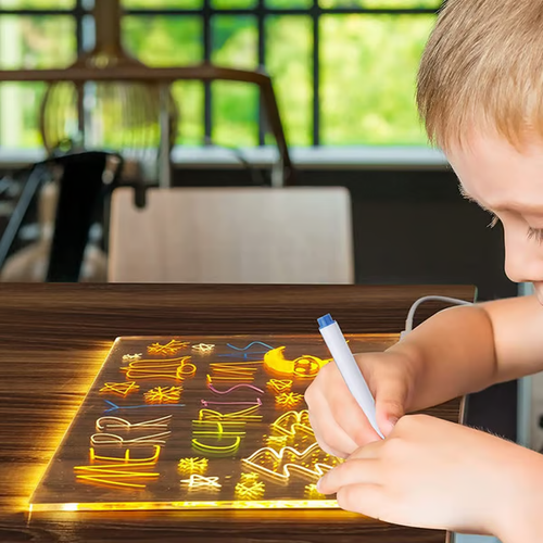 Gifts  - LED Note Board with Colored Pens