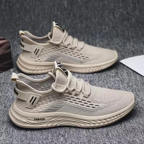 Men's Casual Sports Shoes Summer New Black Shock Absorption Running Mesh Breathable