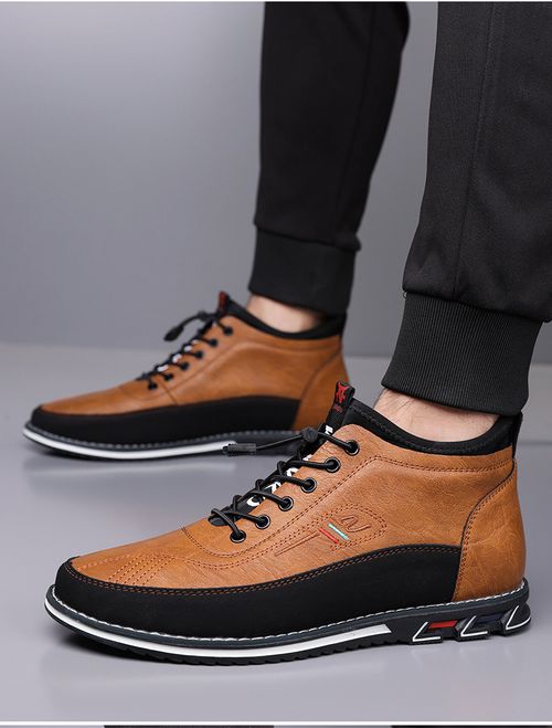 Fashionable casual men's shoes with soft bottom and soft surface