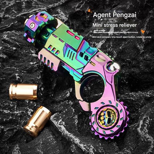 Cool alloy Fidget toy fun EDC Fidget slider stress reducing shooting toy ADHD anti anxiety toy multifunctional tool