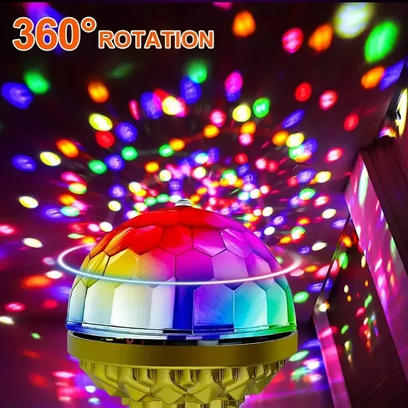 Transform your home into a mini party or festive wonderland this Christmas with this 360° Magic Ball Bulb
