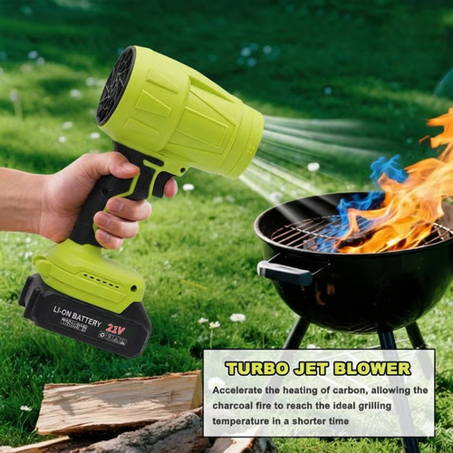 🚀🏆2026 Turbo Jet Blower,Leaf Blower(Includes One Battery and One Charger)
