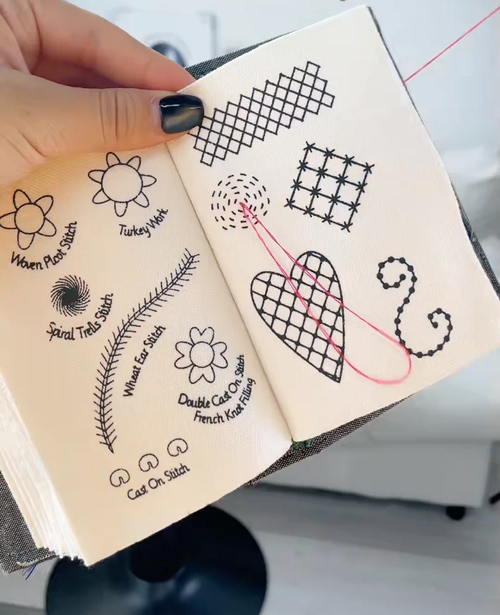 embroidery stitch book