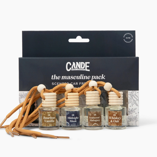 Clean 4 Pack Scented Car Fresheners Bundle