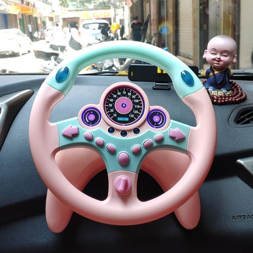 Simulated driving steering wheel