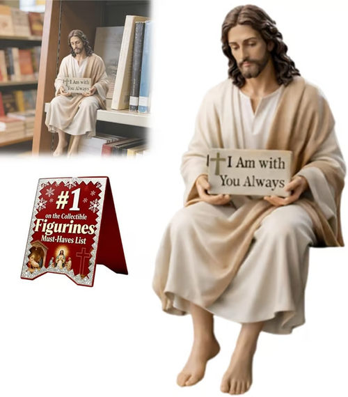 ✨Handcrafted Jesus Figurine✝️Serene Desk Companion🙏