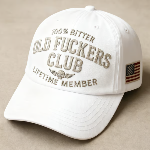 💀Old Guys Club🤘Retro Baseball Cap🧢