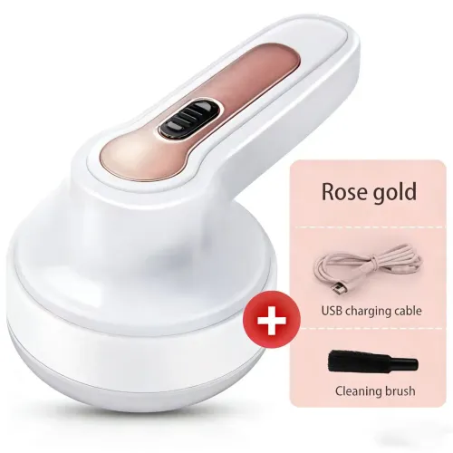 USB Chargeable Mini Fabric Shaver – Lightweight Lint & Fuzz Remover for Clothing, Curtains, Bedding – Easy Spool Removal