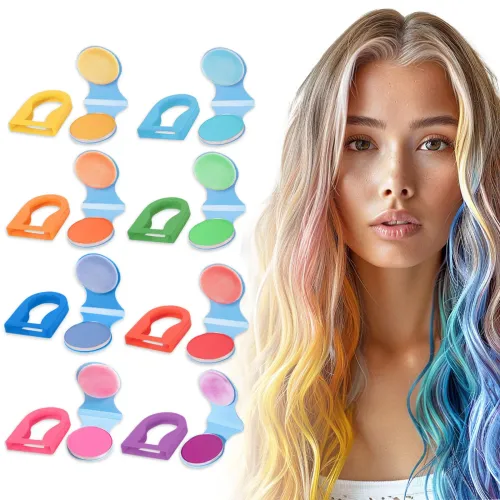 8 colors Disposable Hair Chalk Powder Temporary Hair Color Spray Pastel Salon Styling Tool Hair Dye Color Paint Soft Accessories