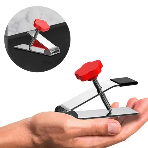 2PCS Tile Locator Ceramic Brick Regulator 1-5.5CM Galvanized Steel Lifter for 1-5.5CM