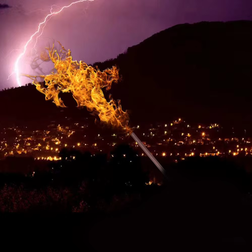 Top quality fireball throwing flame metal core harry hermione wand