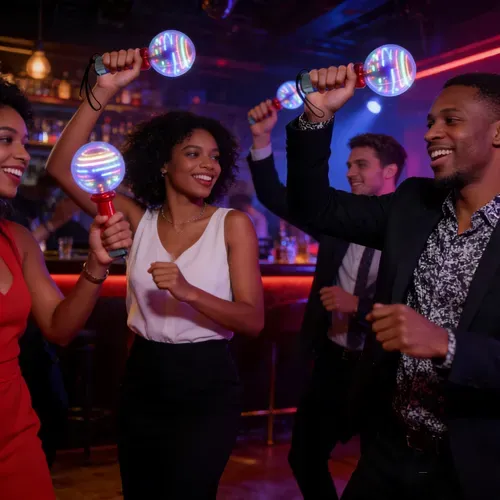 😍Glowing Spinning Ball Stick👨‍👩‍👧‍👦Bright Fun for Every Moment！