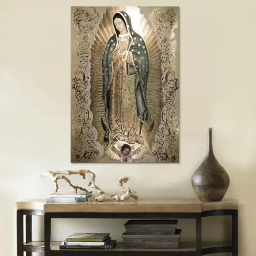 1pc Canvas Poster Modern Art Guadalupe Mother Of God Home Decoration Canvas Painting Decor Wall Art Home Wall Decor No Frame