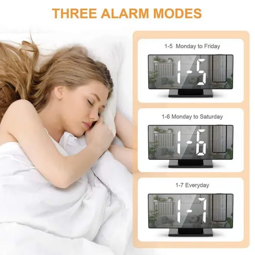 180 ° Projection Digital Alarm Clock