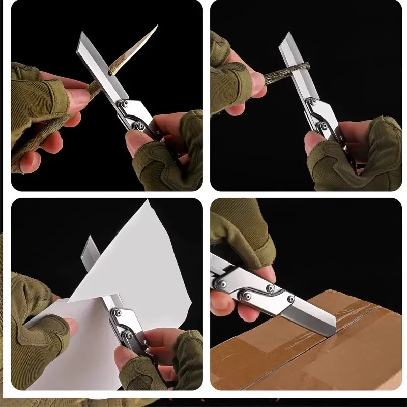 Stainless steel claw folding portable mechanical arm blade
