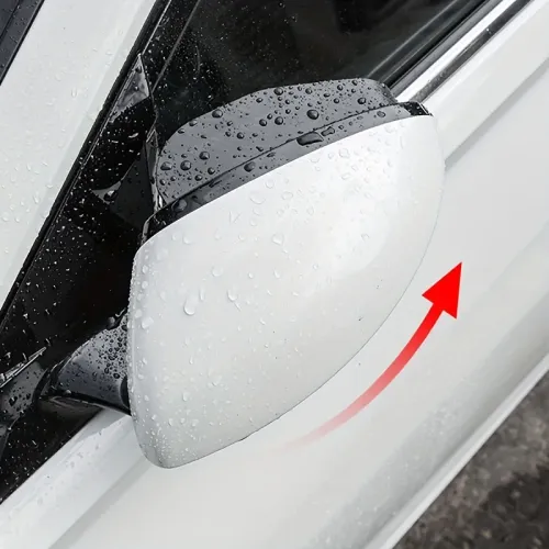 2-Pack Car Rain Guard with Rearview Mirror