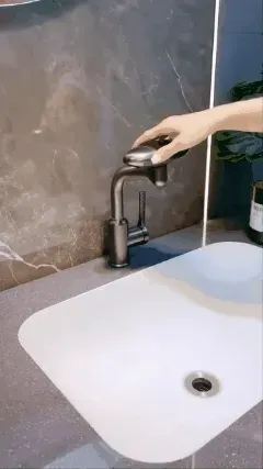 🚿 Stainless Steel Flying Saucer Waterfall Faucet (Hot & Cold) 💦