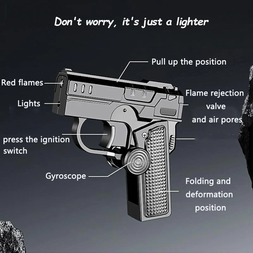 Fidget spinner lighter