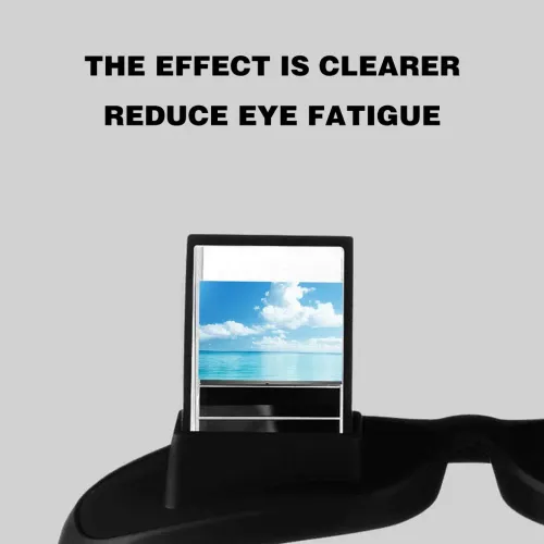Amazing Lazy Creative Periscope Horizontal Reading Books Sit Glasses On Bed Lie Down View TV Myopia Usable Prism Spectacles