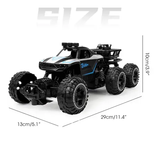 🚗6 Wheel Remote Control Off-Road Truck