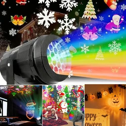 Christmas Projection Pattern Lamp 16 images of Multicolor